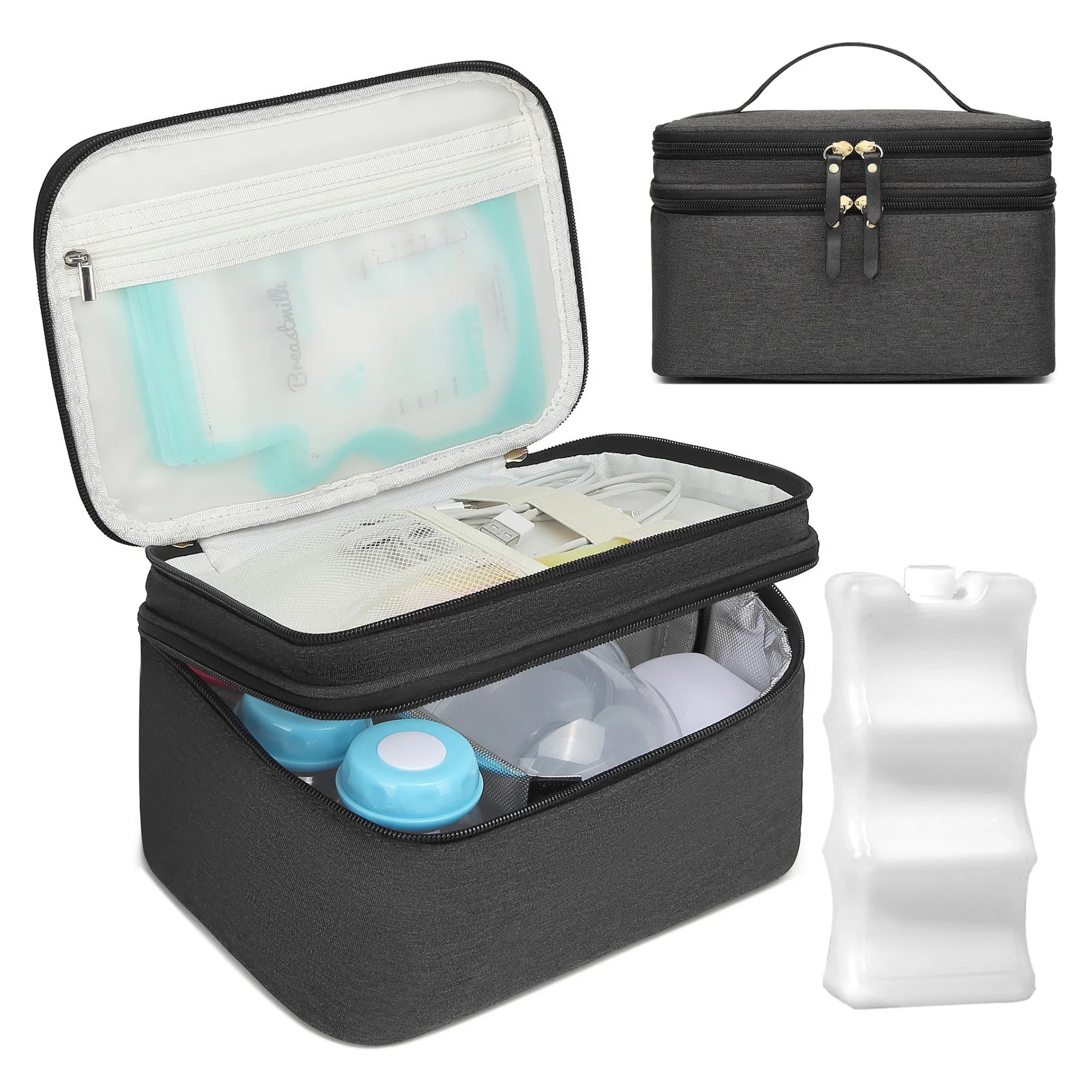 Evite Tragbare Kühltasche + Element - Anthrazit